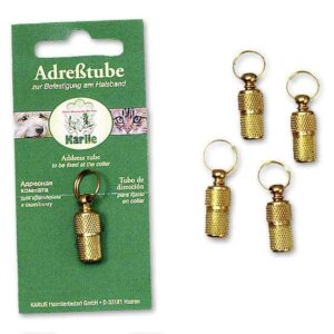 Karlie Adresstube - Goldfarben - Groß