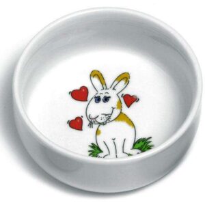 Karlie Runder Keramik-Napf für Kaninchen - 300 ml