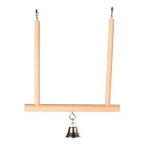 Trixie Trapezschaukel mit Holzkugel - 12 x 13 cm