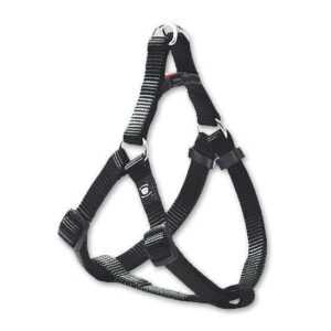 Karlie ASP Step&Go Geschirr - Schwarz - 25 mm, 72-110 cm