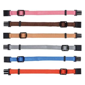 Trixie Welpenhalsbänder - 6er-Set 2 - M-L = 22-35 cm