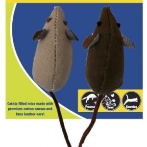Baumwoll-Mäuse mit Catnip